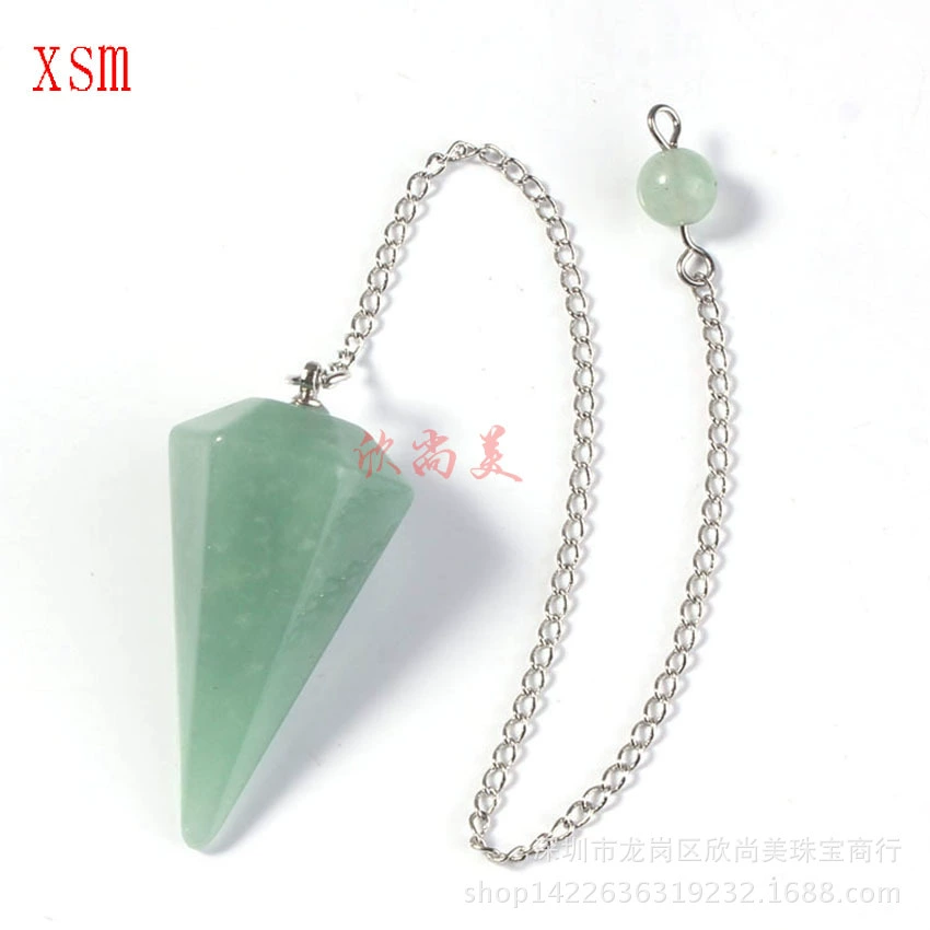 Natural water, hexagonal crystal, pendant, European style, for import, Aliexpress