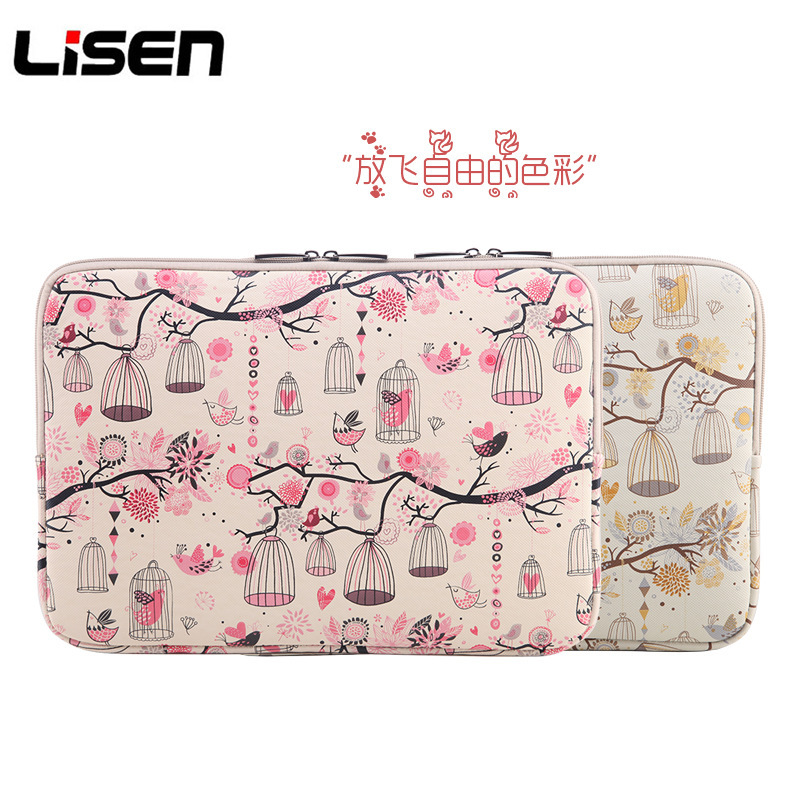 Release Free Cartoon Animation Notebook Tablet Inner Bag ipad/11/13/14/15 "Computer Bag Apple