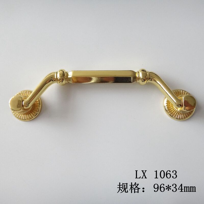 Zinc alloy large, medium and small hexagonal handle hardware accessories high-grade wooden box wine box cosmetic box luggage handle