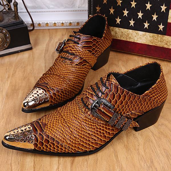 Pointed leather shoes hair stylist British fashion shoes men's high heel leather shoes wedding men's business shoes Korean fashion casual Pointed leather shoes hair stylist British fashion shoes men's high heel leather shoes wedding men's business shoes Korean fashion casual
