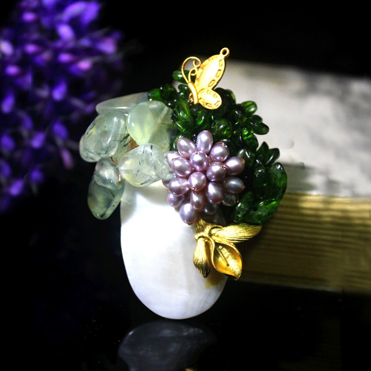 Брошь, подвеска handmade, дизайнерские украшения