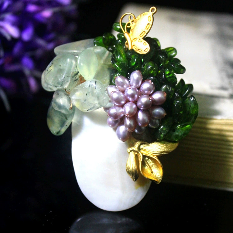 Брошь, подвеска handmade, дизайнерские украшения