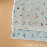 Фабричные оптовые продажи вишня plain льняная ткань принтованная льняная линия, ручная работа