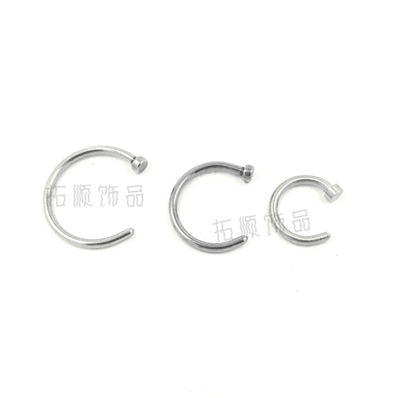 Physiological nose piercing stainless steel, accessory, wholesale