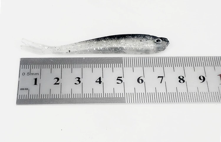 Улый mềm приманка лоскутная рыбка Luya приманка мягкая червеобразная мешкаBass басовая наживка Luya прямые продажи производителя