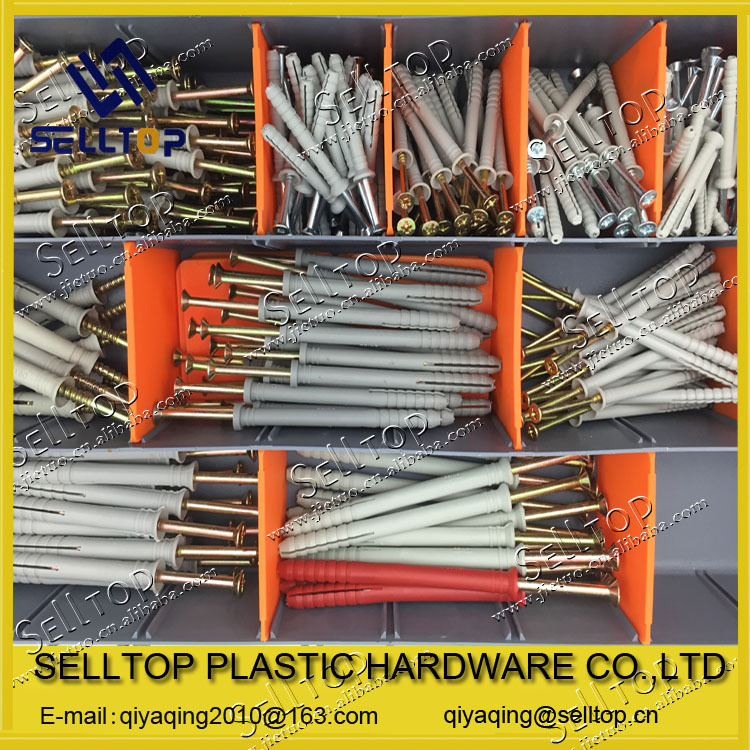 专业供应尼龙打入式塑料膨胀螺丝 尼龙膨胀壁虎 膨胀螺栓