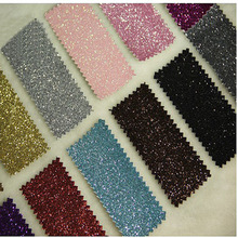 皮革厂家供应亮晶晶PU皮革面料 彩色格利特皮革烫金 撒粉闪光皮革