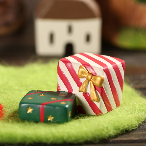 Christmas home decoration crafts photography props ornaments zakka Christmas ornaments micro landscape decoration ornaments