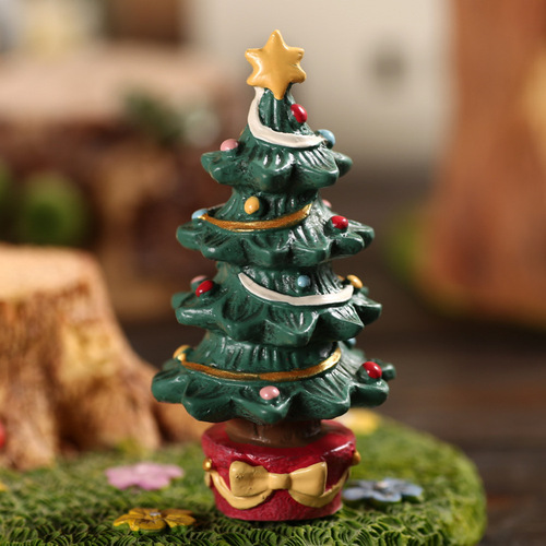 Christmas home decoration crafts photography props ornaments zakka Christmas ornaments micro landscape decoration ornaments