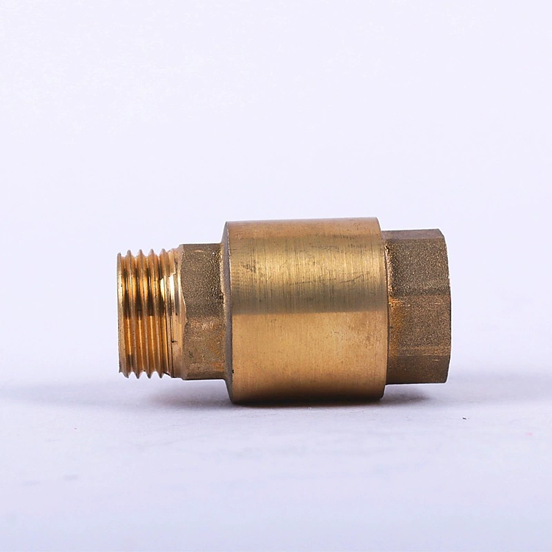 Производитель Ююань поставляет полностью медный внутренний и внешний провод, пружинный обратный клапан, обратный клапан, одноходовой клапан, вертикальный обратный клапан 4-1.0inch