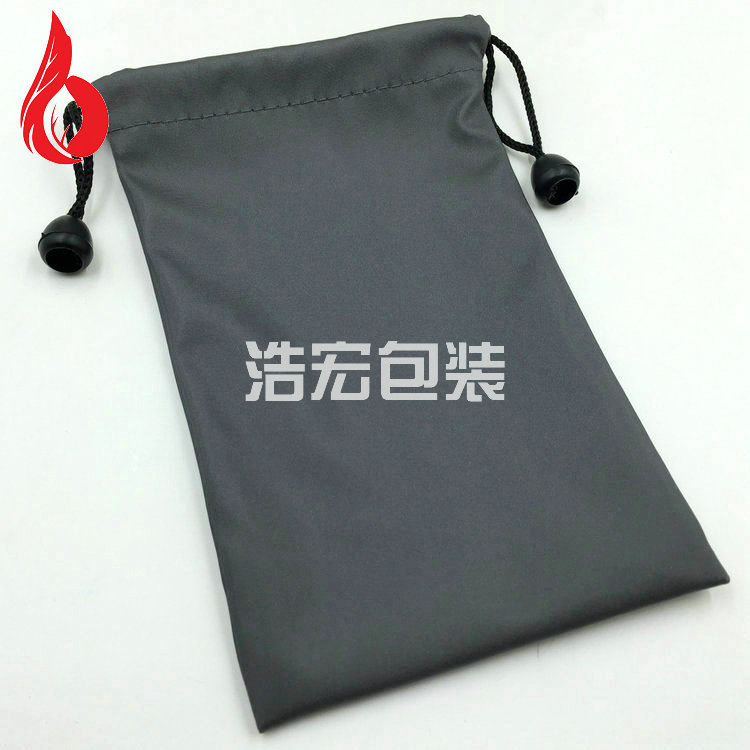 大量销售防水涤纶布束口袋户外运动移动电源抽拉绳收纳袋可印logo