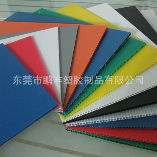 蓝色新料中空板 塑料隔板垫板 尺寸厚度 中空板材pp空心板