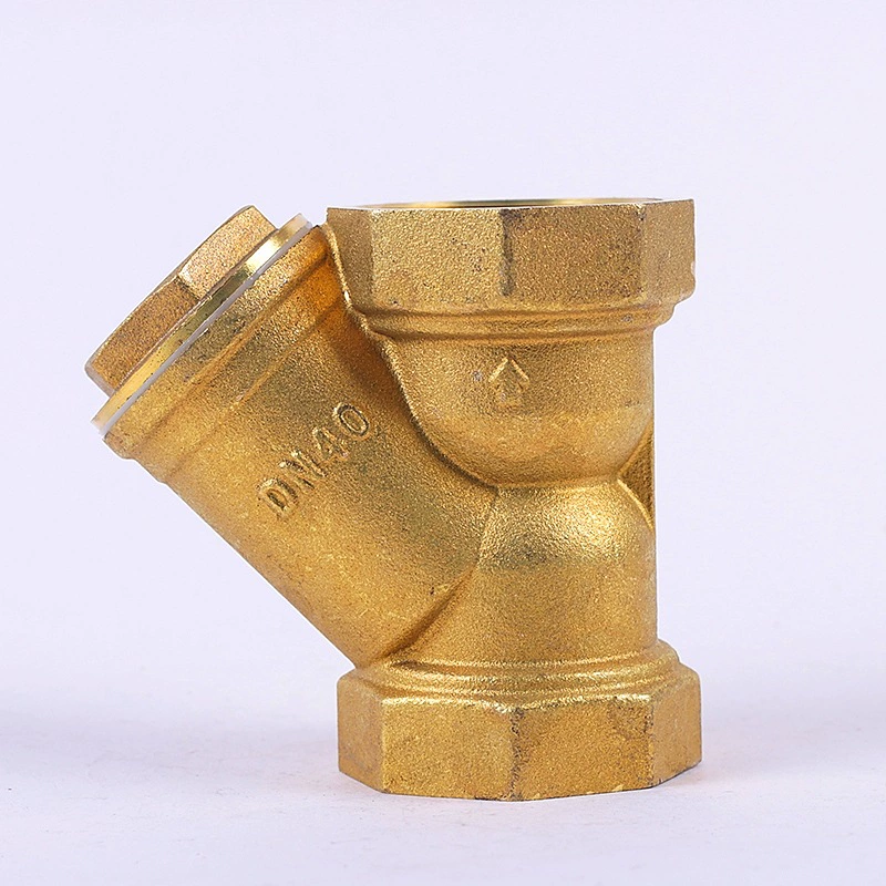 Производитель оптовой проволочной горловины G с резьбой, полностью латунный фильтр, y-образный клапан с фильтром, точка DN15-DN50