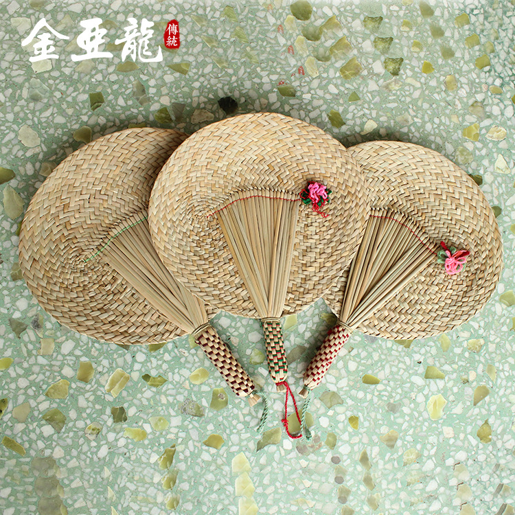 源头厂家扇子 手工蒲扇 手工扇子 圆扇扇子 草扇子蒲扇 批发