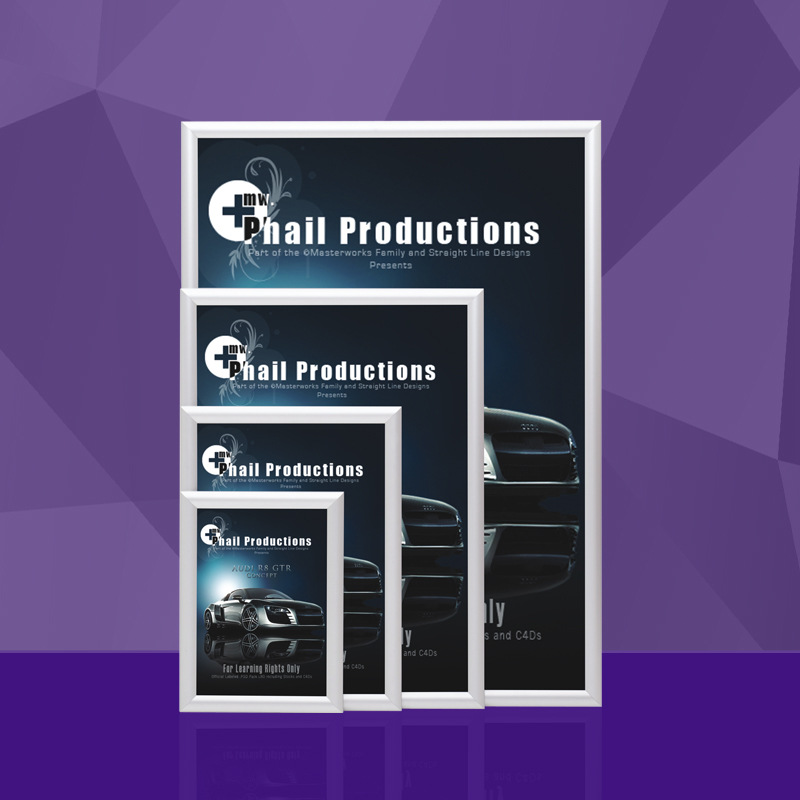 广告海报框 铝海报框 画框 余姚海报框  切角海报框