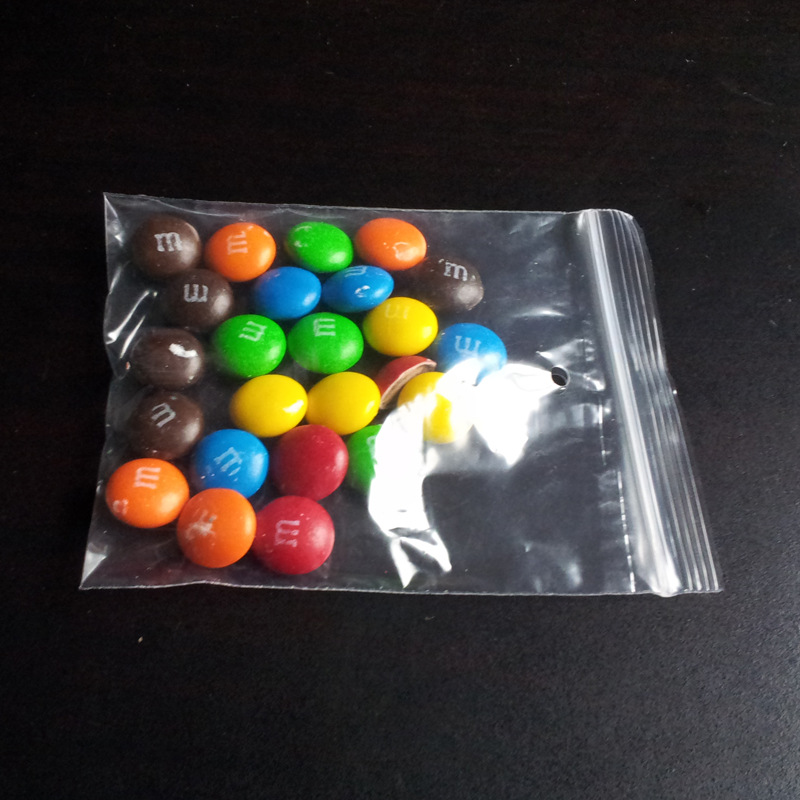 批发平口8*10PE自封骨袋塑料包装袋透明零食密封袋透明现货拉链