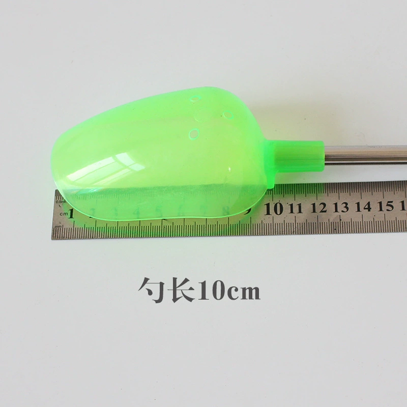 FRP nest spoon metal three sections of two sections of telescopic bait spoon fishing bait far away spoon nest fisher fishing gear
