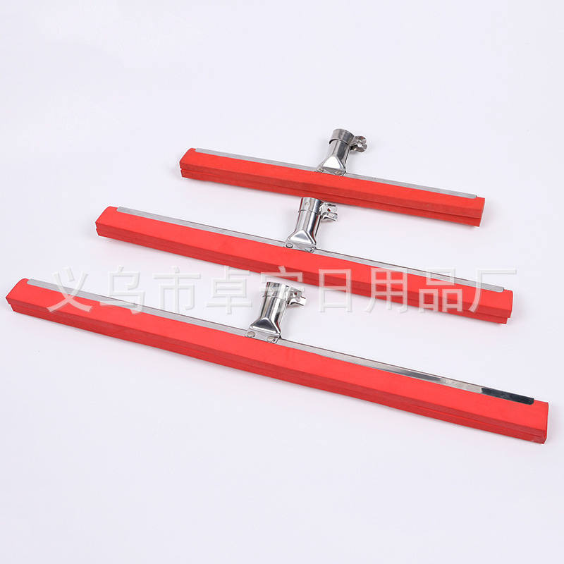 Metal floor cleaning scraper stainless steel floor scraper wiper exquisite color cotton water scraper color EVA foam