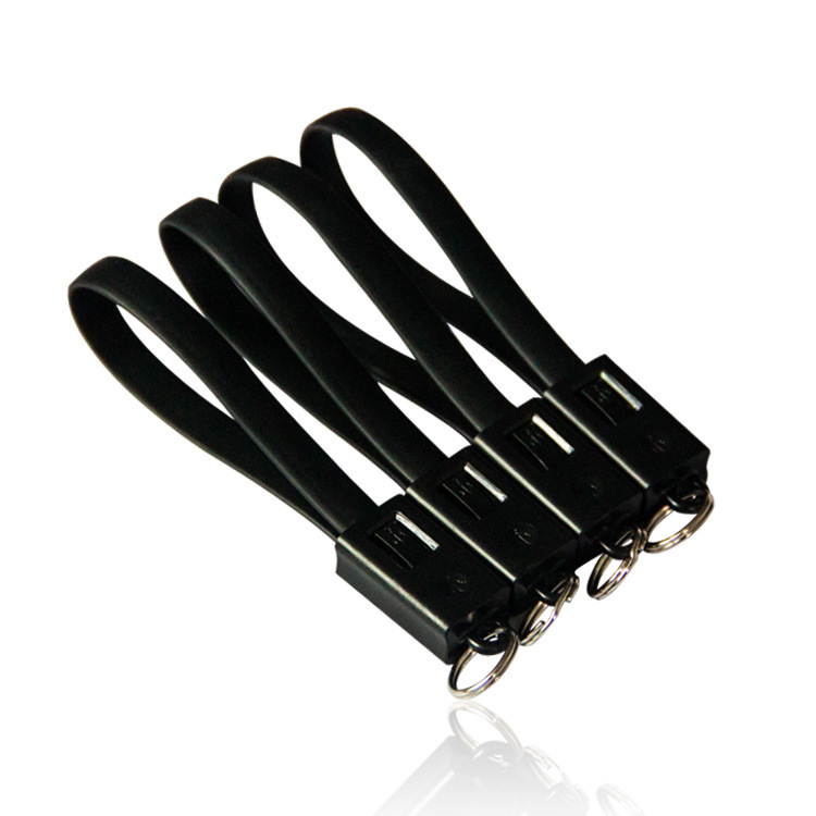 Keychain noodles color data line USB data line a generation of explosive selling lock line with charging wire