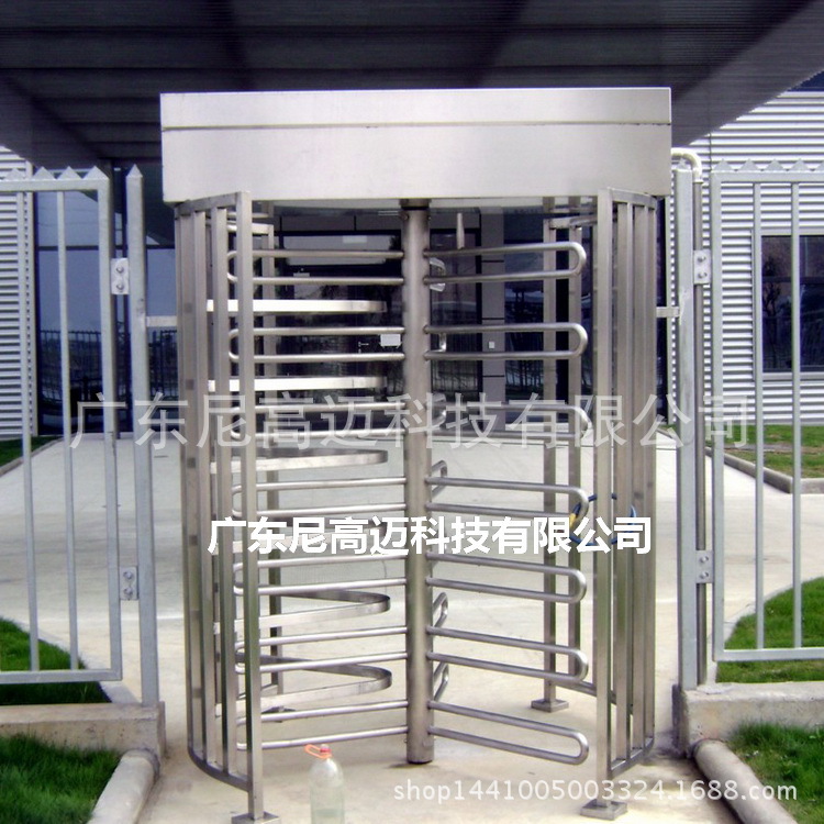 尼高迈消费通道全高旋转闸 刷卡充值扣费门禁一卡通闸机 防逃票