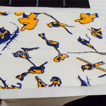 现货供应全涤口袋布印花涂料印花春亚纺转移印花印花包边布