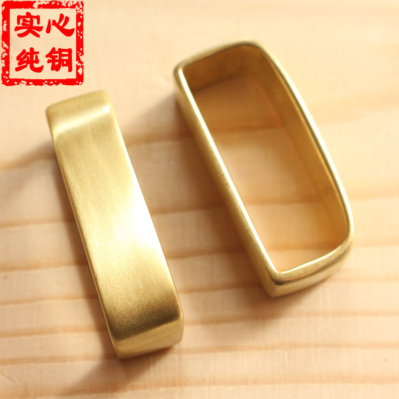 Factory wholesale pure copper belt ring belt buckle ring pure copper belt buckle ring pure copper pin buckle belt buckle ring