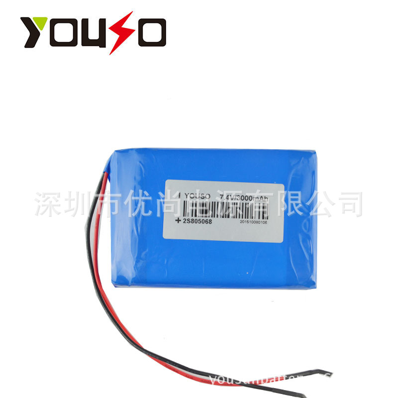 805070ۺ﮵3.7V3000mAhLEDƵ̨Ƶ