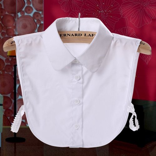 Women's Versatile Baby Collar Winter White Collar Shirt, Decorative Collar, Korean Style, Autumn Black Fake Collar, Wholesale