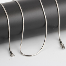 厂家批发 不锈钢个性项链 1.5MM方蛇链 45CM50CM钛钢项链锁骨链