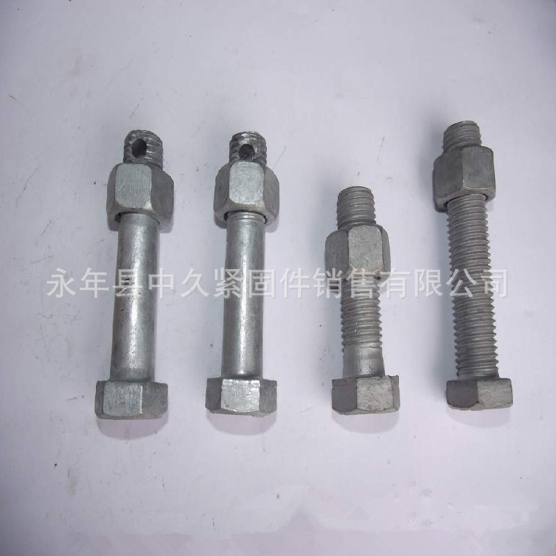 厂家现货供应 热镀锌螺栓 铁塔螺栓 高强度外六角螺丝M6-M42