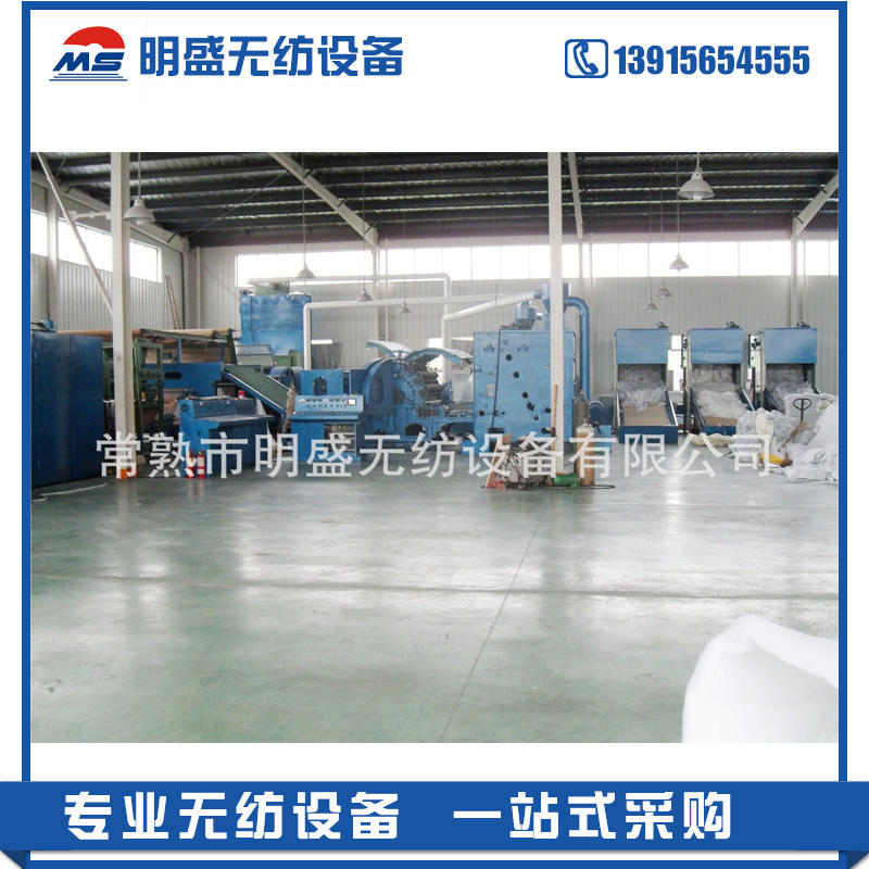 供应直立棉生产线  喷胶棉生产线 无胶棉生产线 无纺机械生产线