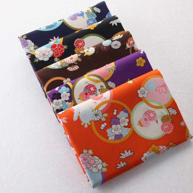JK26#手工DIY 印花布料 日系和风可爱卡通印花棉布