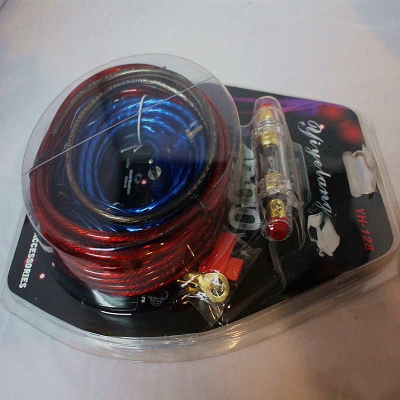 批发汽车影音低音炮套线车载音响改装功放电源控制连接线车用音频