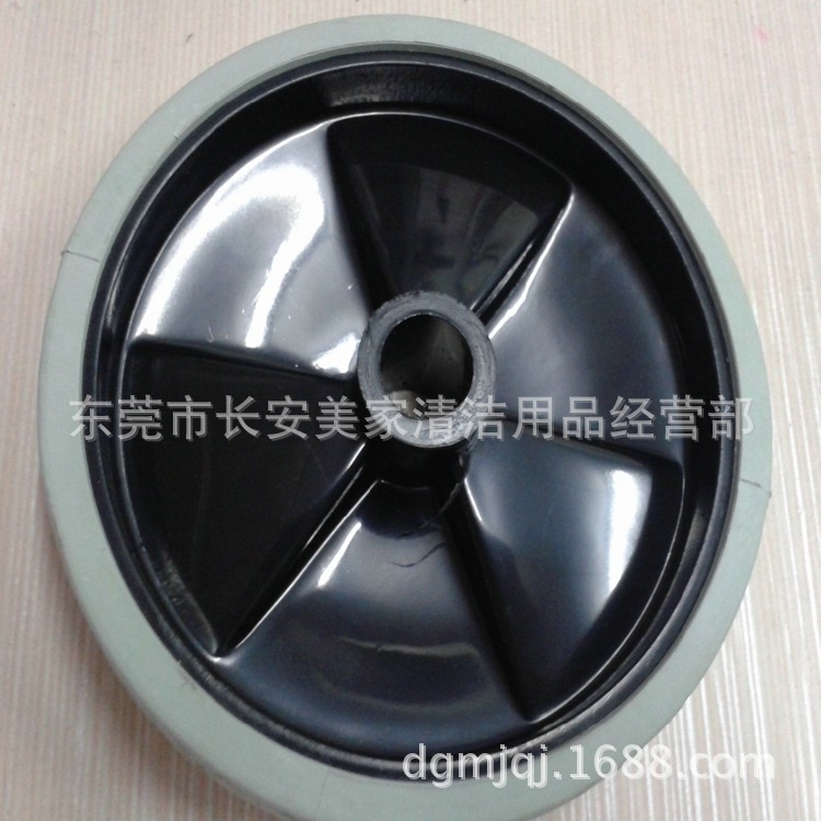 吸尘器轮子白云洁霸嘉美吸尘器配件后大轮BF502吸尘吸水机轮子70L