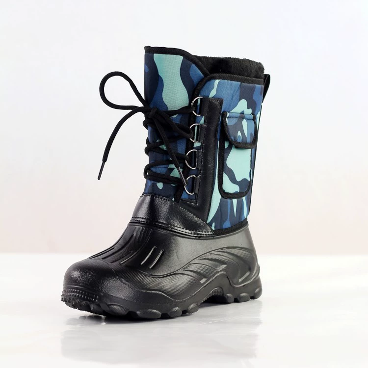 Men's Snow Boots, Insulated Waterproof Outdoor Boots, Lightweight 1.1 kg, Sizes 37–46