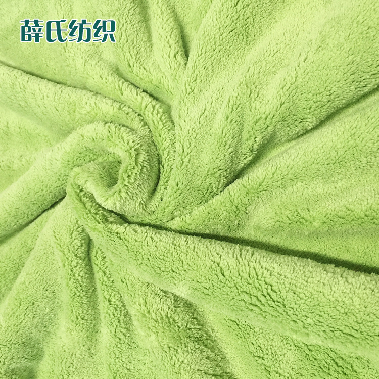 绒布双面珊瑚绒法兰绒沙发床上用品抱枕靠垫珊瑚绒毛绒面料现货