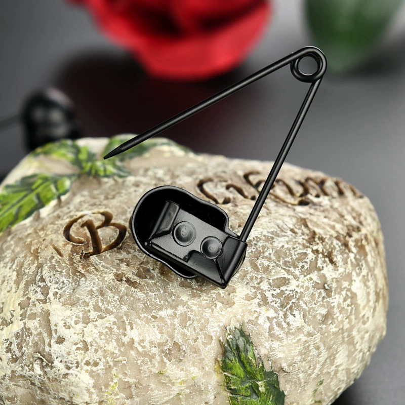 Universal accessory, black brooch, pin, wholesale