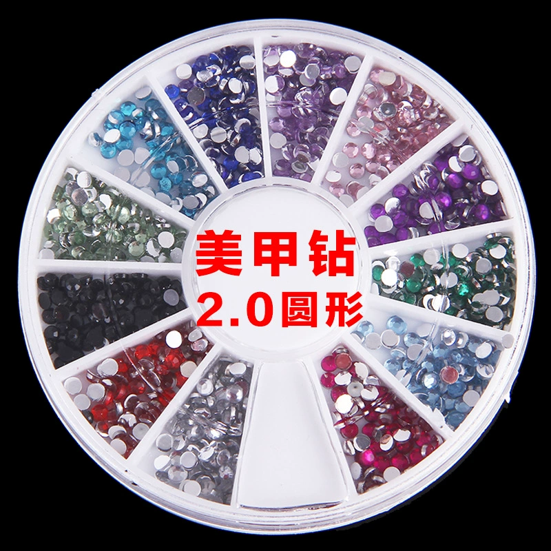 AliExpress ebay Amazon горячая распродажа лошадинное глазное сердце тип 2.0 круглая водяная капля ногти смола драгоценные камни оптом