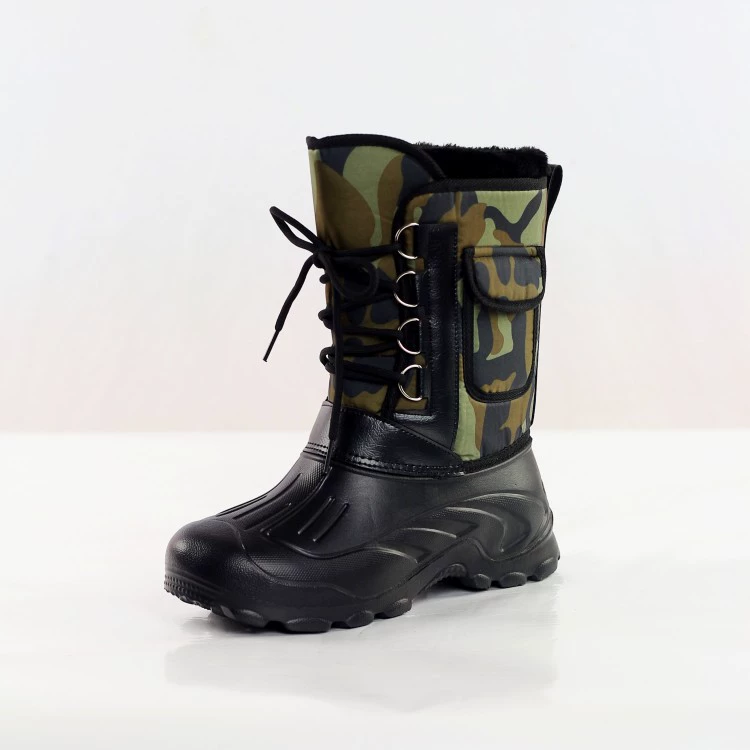 Men's Snow Boots, Insulated Waterproof Outdoor Boots, Lightweight 1.1 kg, Sizes 37–46