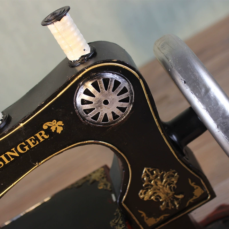 Retro sewing machine model home decoration home decoration bar Creative ornament clothing store window props