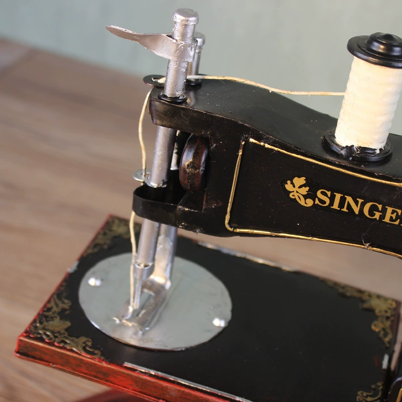 Retro sewing machine model home decoration home decoration bar Creative ornament clothing store window props