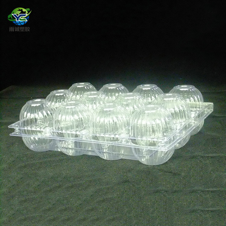 12枚罗汉果盒无花果托 奇异果包装盒 透明pvc吸塑包装壳批发现货