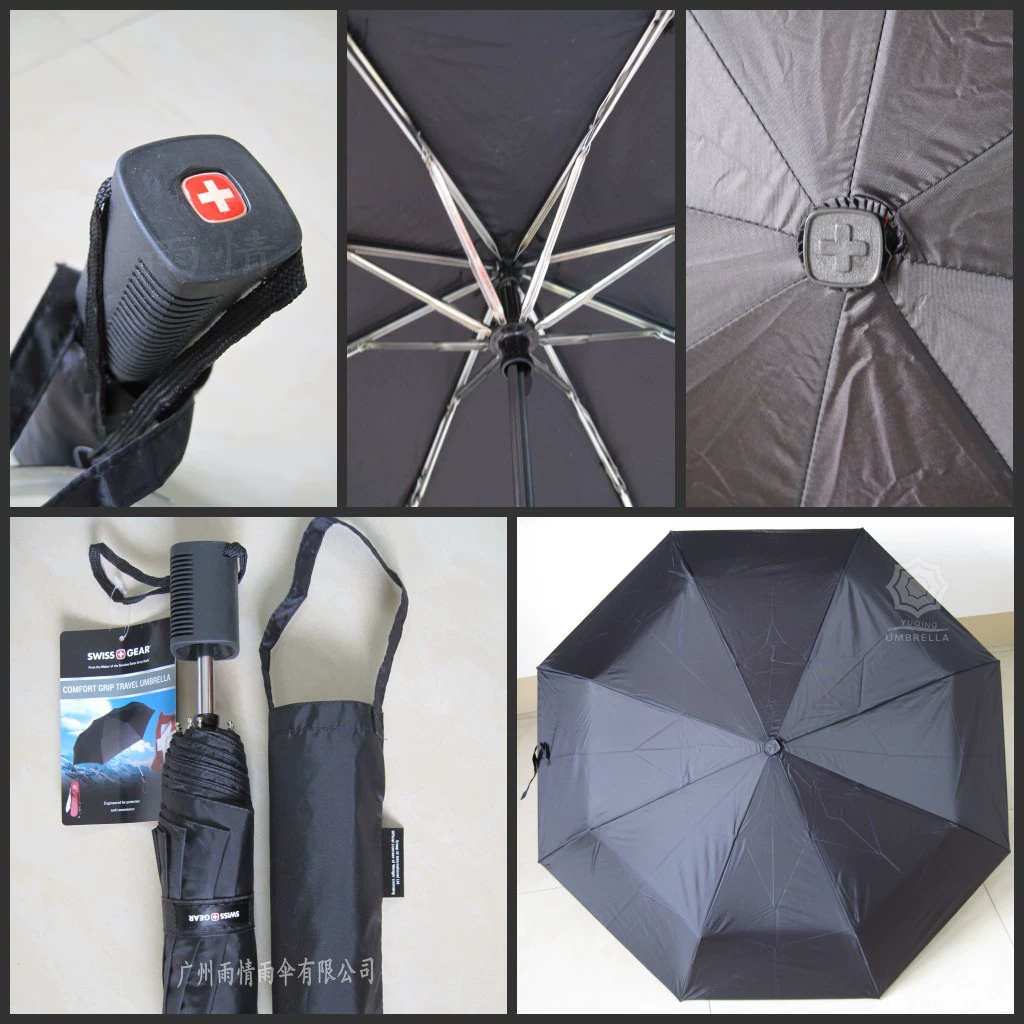 Фиксированный складной зонтик мужской плюс размер усиленный солнечный и дождливый винил двойного назначения напечатанный Логос рекламируя зонтик слово оптовая продажа фабрики