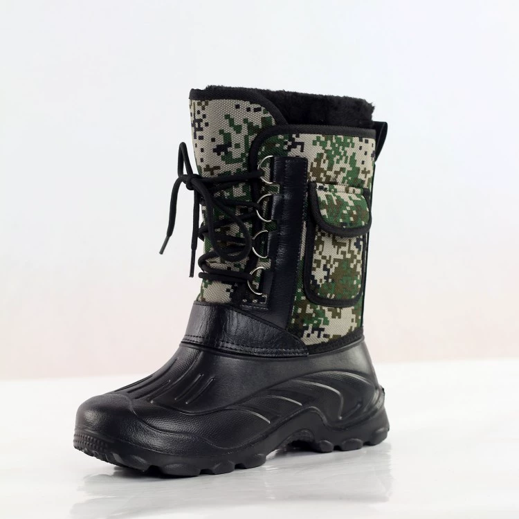 Men's Snow Boots, Insulated Waterproof Outdoor Boots, Lightweight 1.1 kg, Sizes 37–46