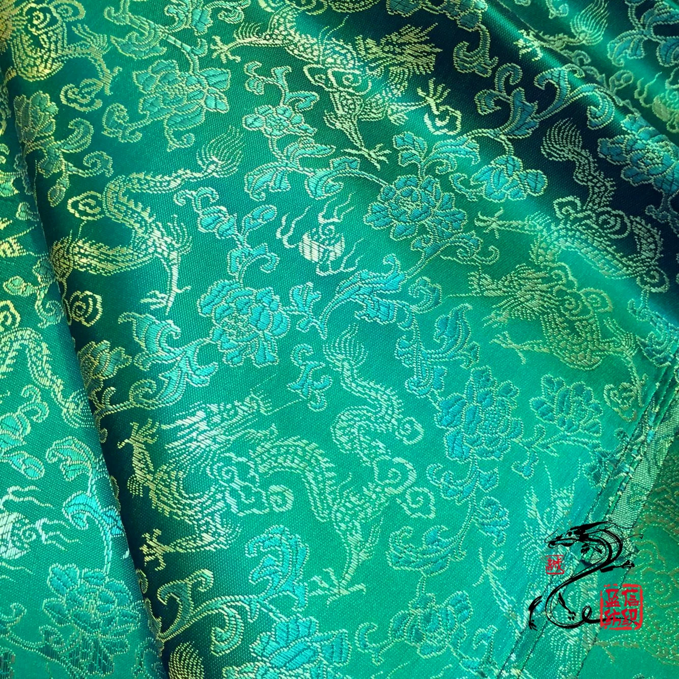 Nylon materials set, pack, Chinese cloth bag, brocade