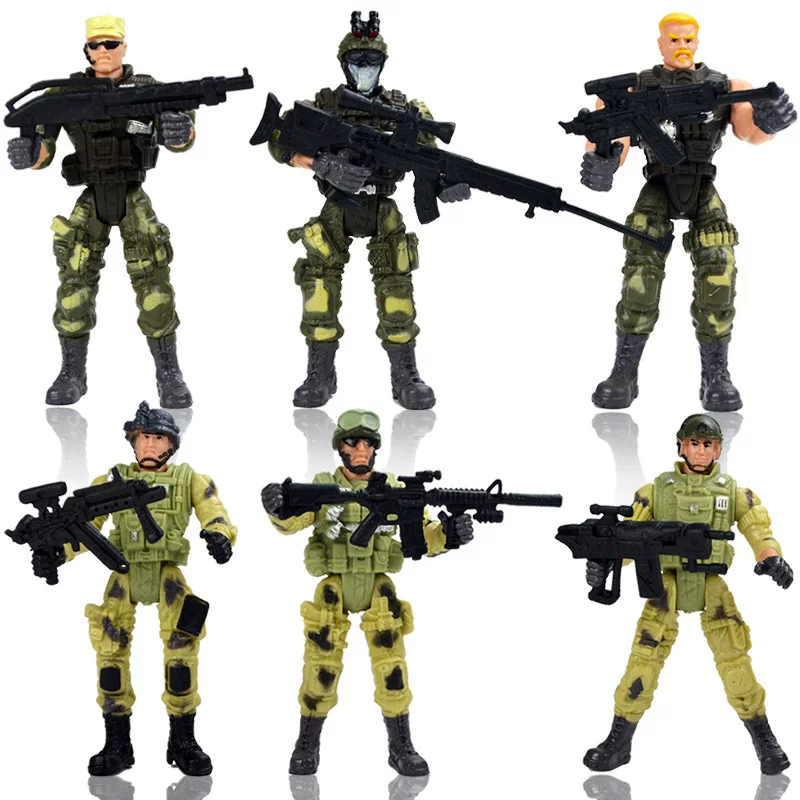 Soldier, movable modern weapon, police