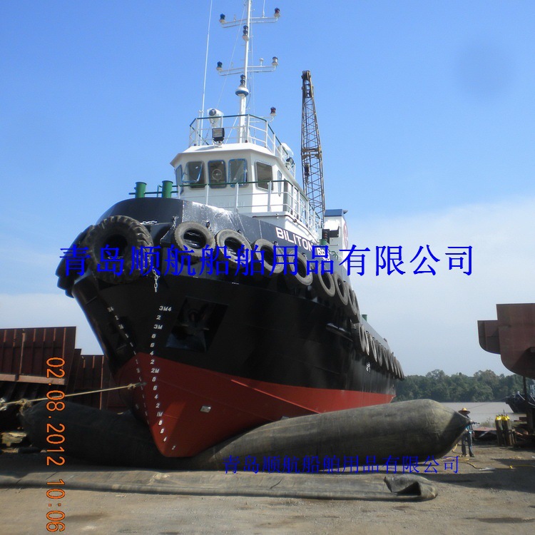 销售青岛顺航可生产船用橡胶气囊 高承载力安全防爆气囊