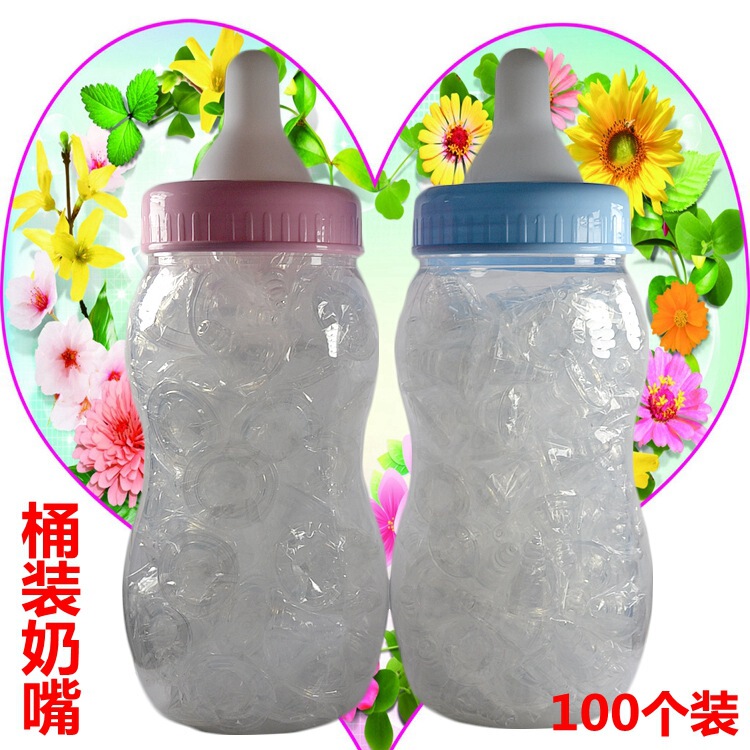 Wholesale barrel nipple pure silicone wide mouth lip protection label 100 a mother and baby shop barrel real feeling feeding nipple
