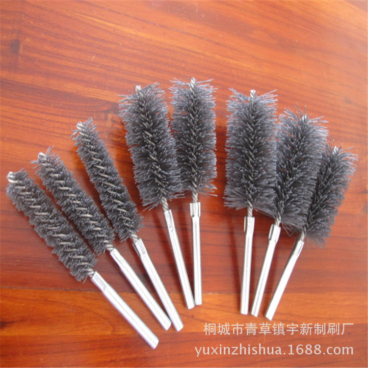 四股铁丝磨料丝抛光刷 杜邦磨料刷 特种机械刷辊　试管毛刷