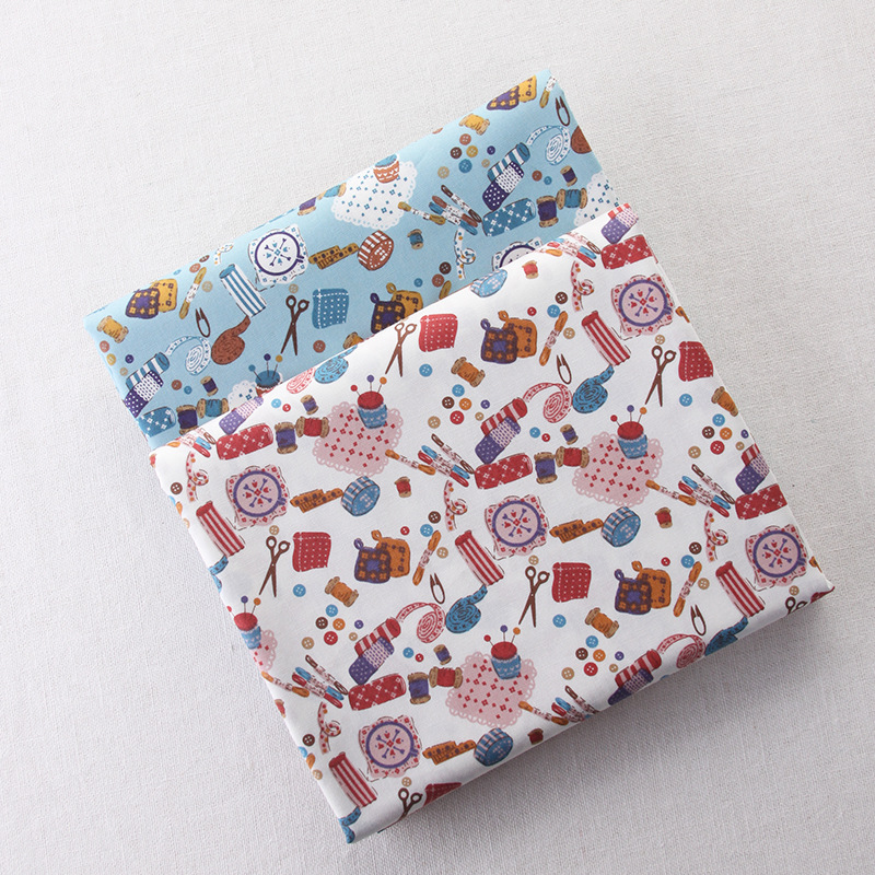 JK61#日韩手工DIY纯棉布料 印花拼布服装家居布料